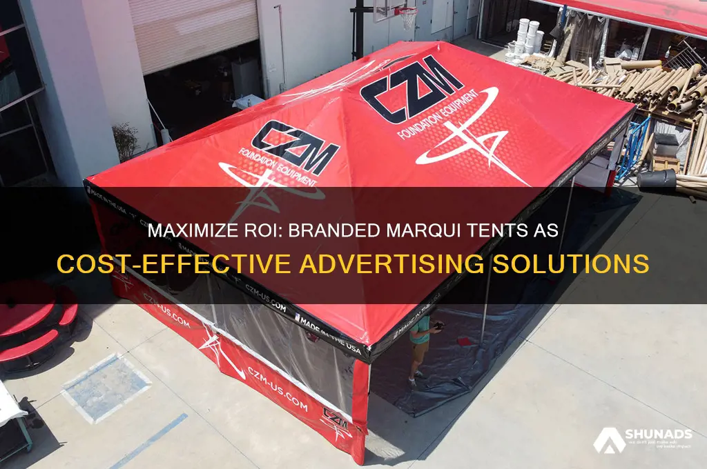 how branded marqui tents can save you money on advertising