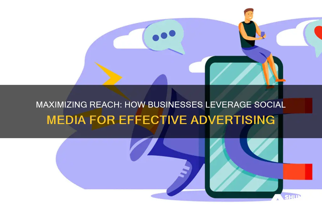 how businesses use social media for advertising
