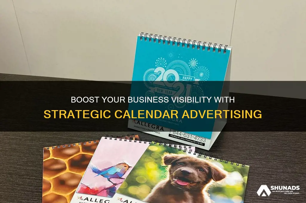 how calendar advertising can help your busibess