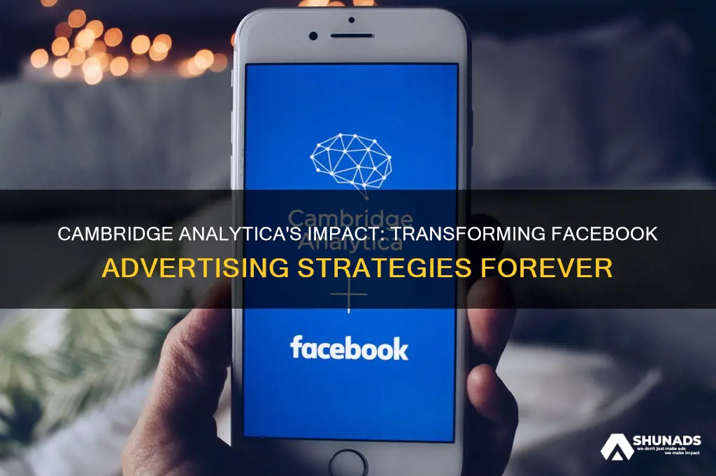 how cambridge analytica changed facebook advertising