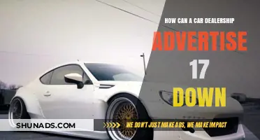 Car Dealerships: Creative Strategies to Advertise Low Down Payments