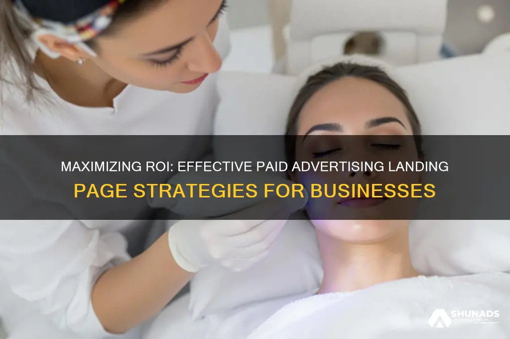 how can a company use a paid advertising landing pages