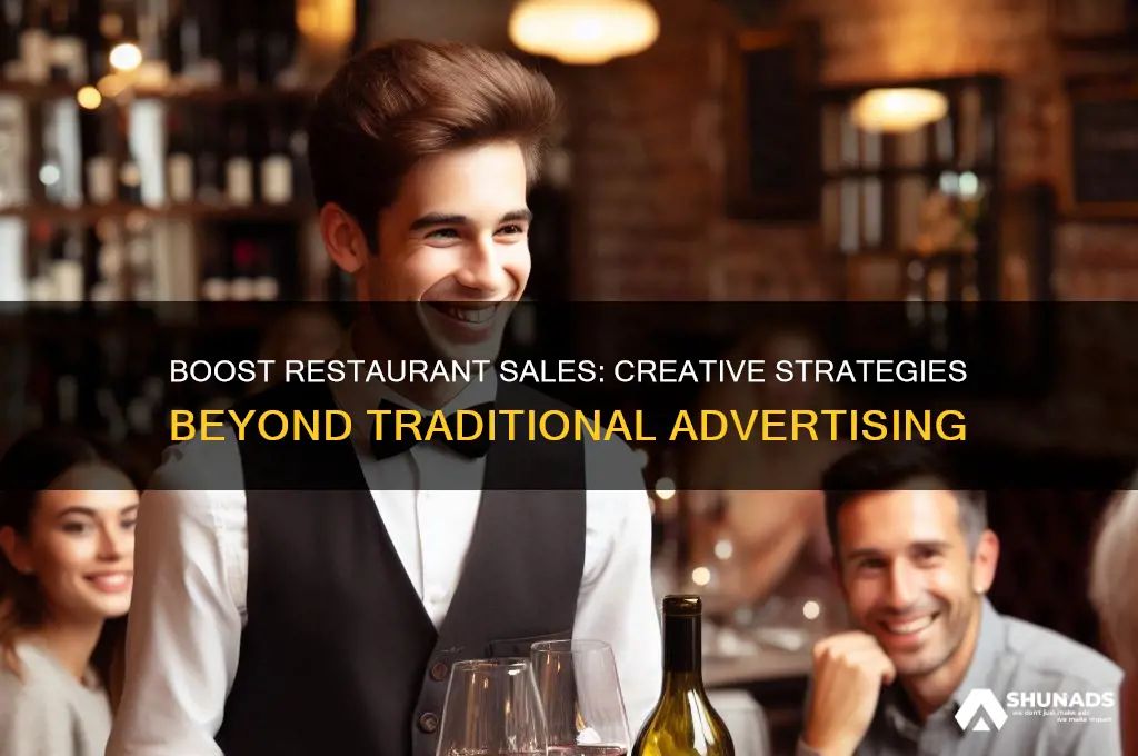 how can a restaurant increase sales without advertising