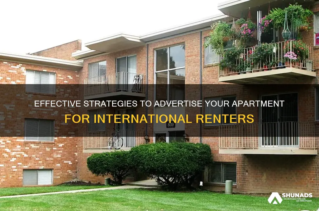 how can advertise my apartment for rent international