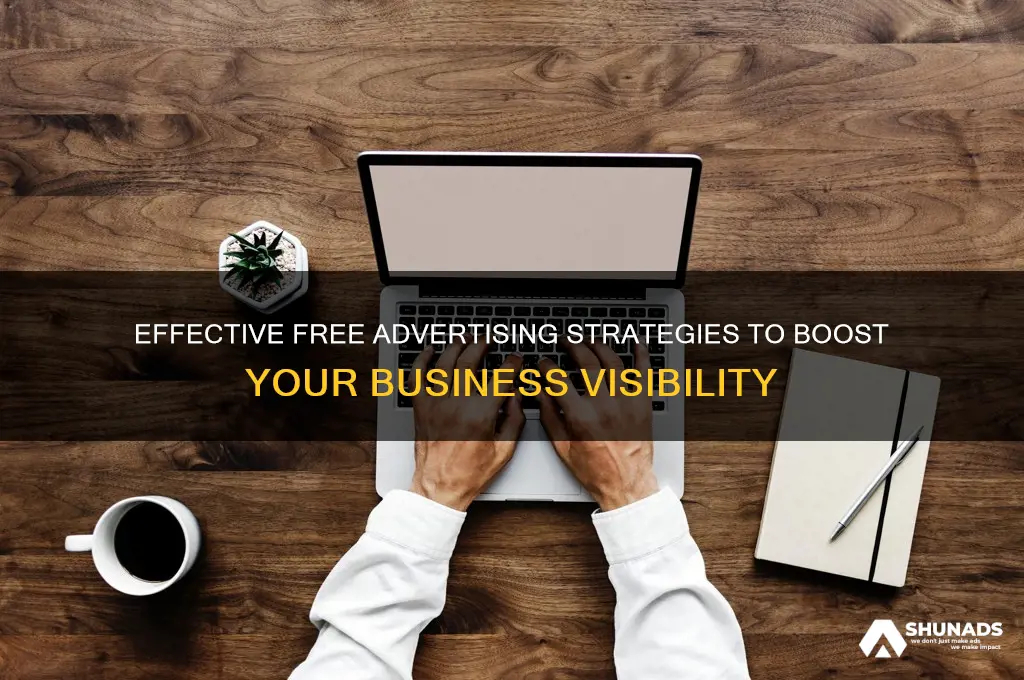 how can advertise my business for free