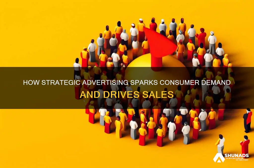 how can advertisement create demand