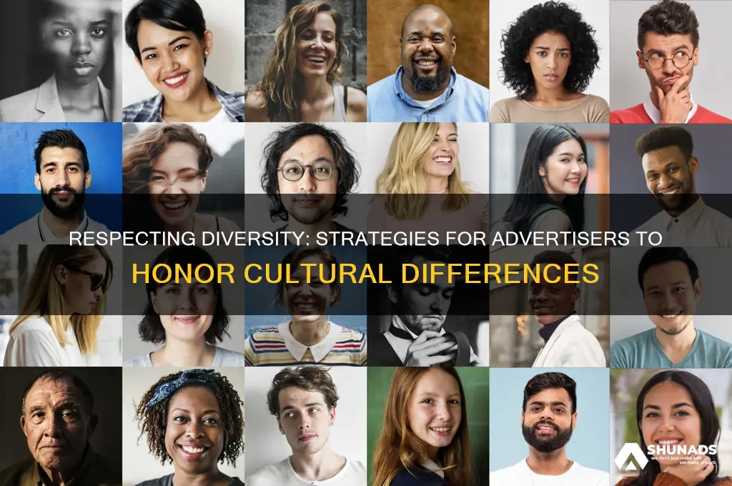 how can advertisers honor cultural differences