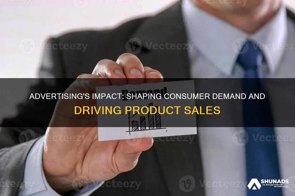 how can advertising affect product demand