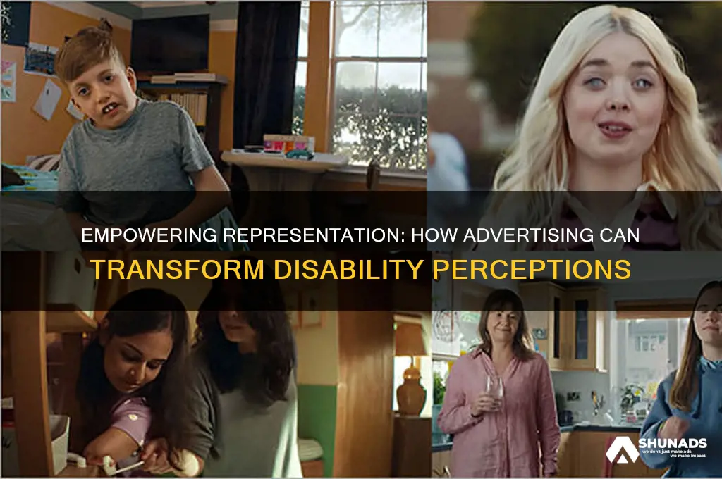 how can advertising improve the image of people with disabilities