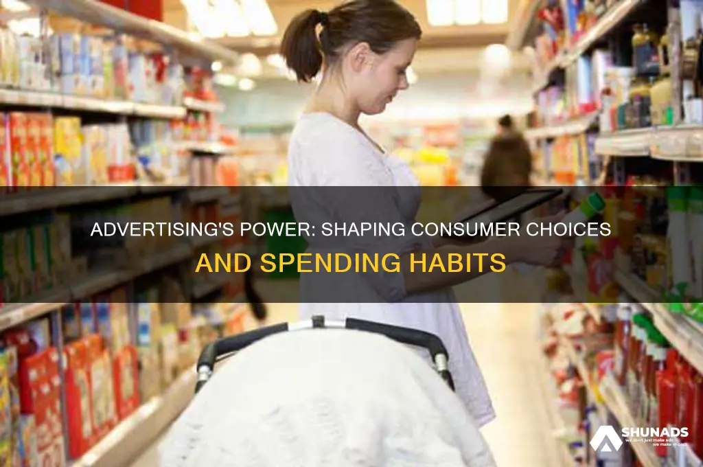 how can advertising influence consumer choice and spending decisions