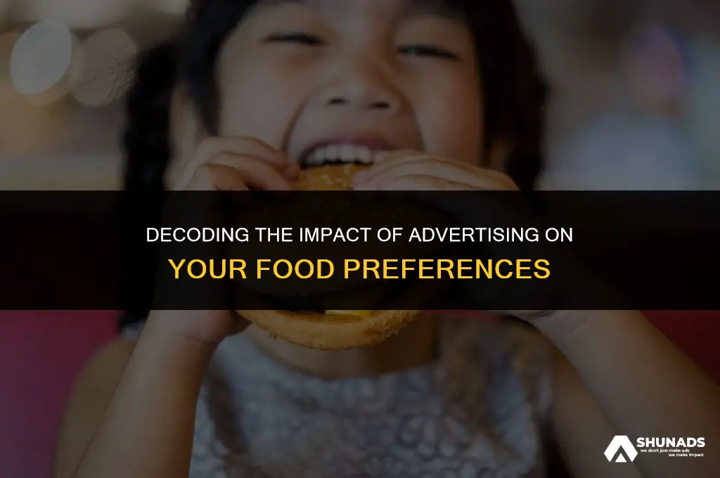 how can advertising influence your food choices