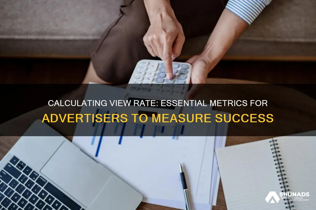 how can an advertiser calculate the view rate