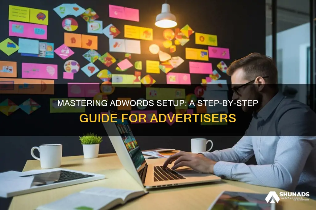how can an advertiser set up adwords con
