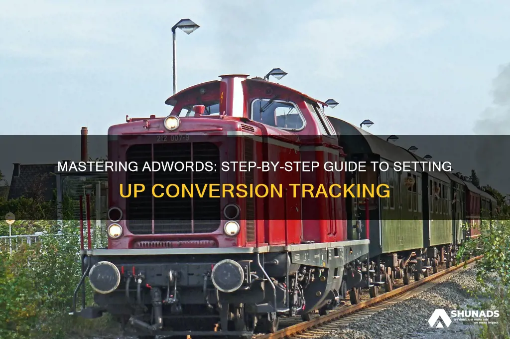 how can an advertiser set up adwords conversion tracking