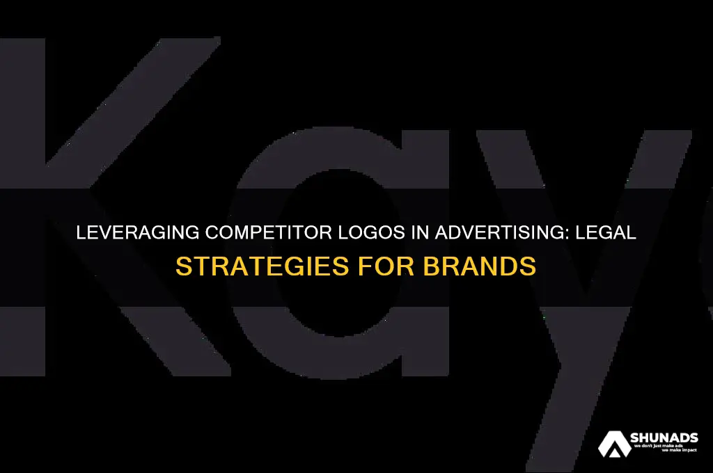 how can companies use competitors logos in advertising