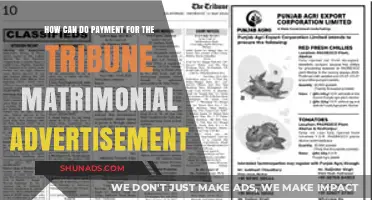Tribune Matrimonial Ad Payment Guide: Easy Steps to Submit