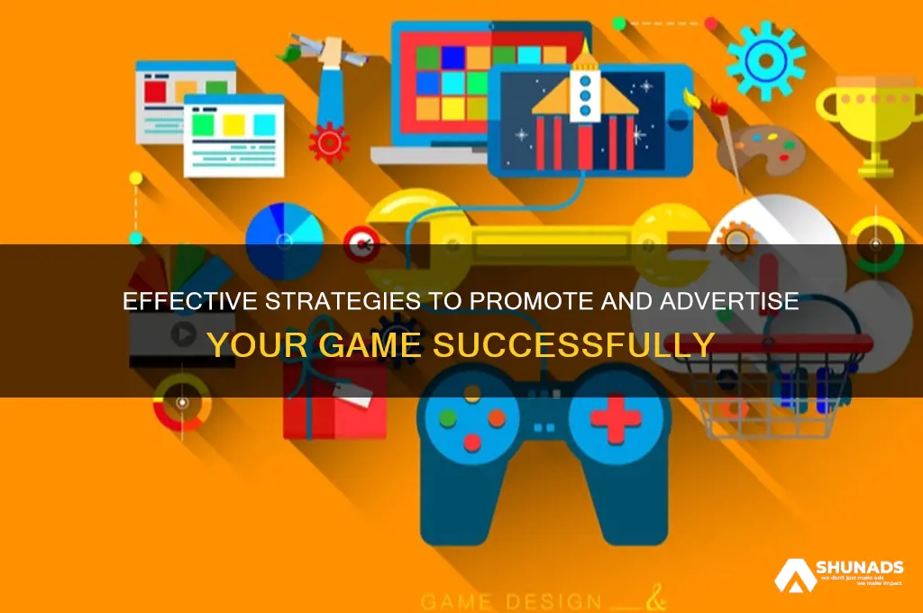how can i advertise a game