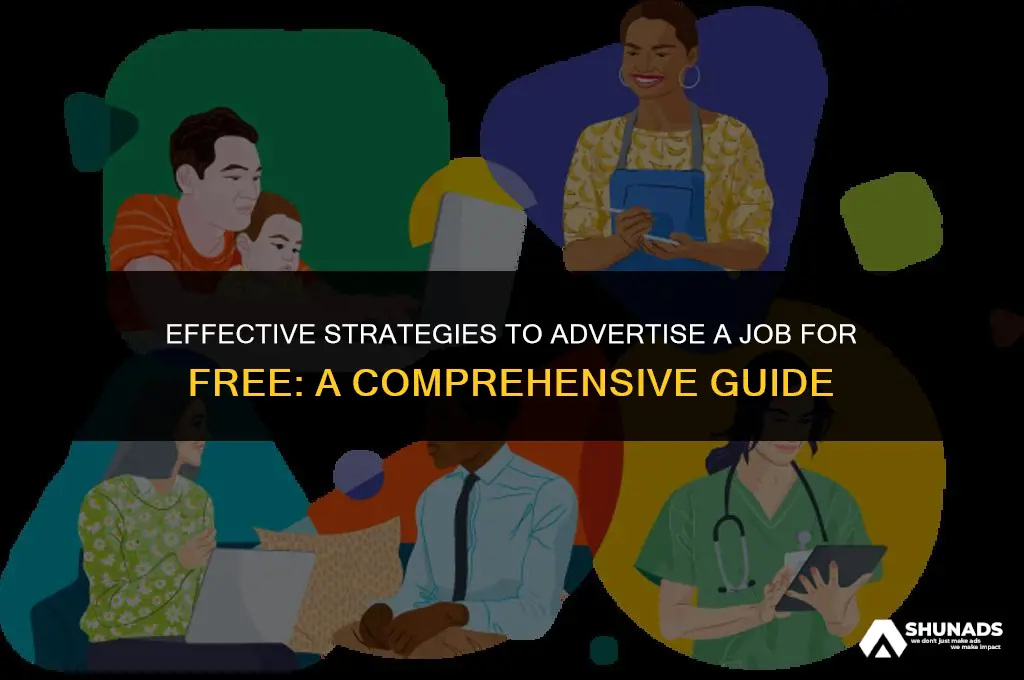 how can i advertise a job for free