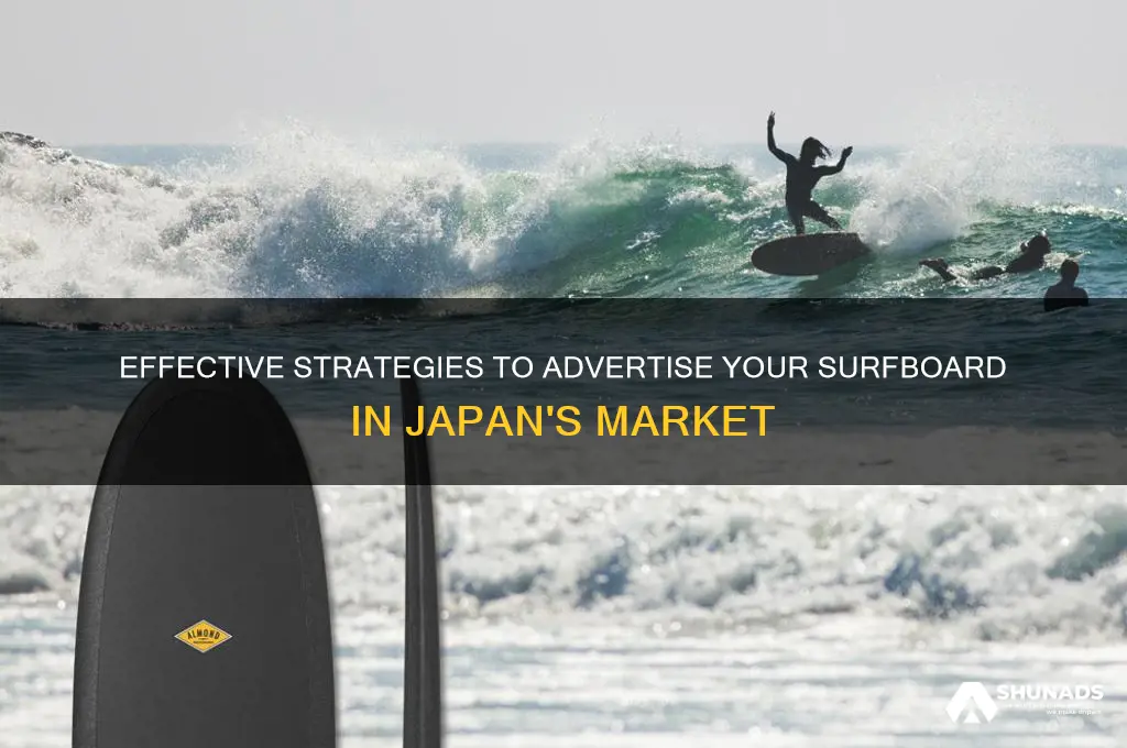 how can i advertise a surfboard in japan