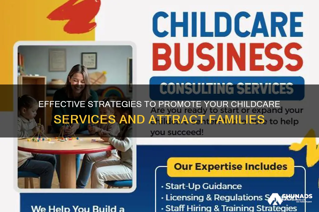 how can i advertise childcare services