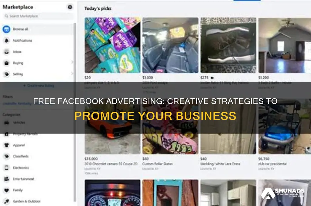 how can i advertise for free on facebook