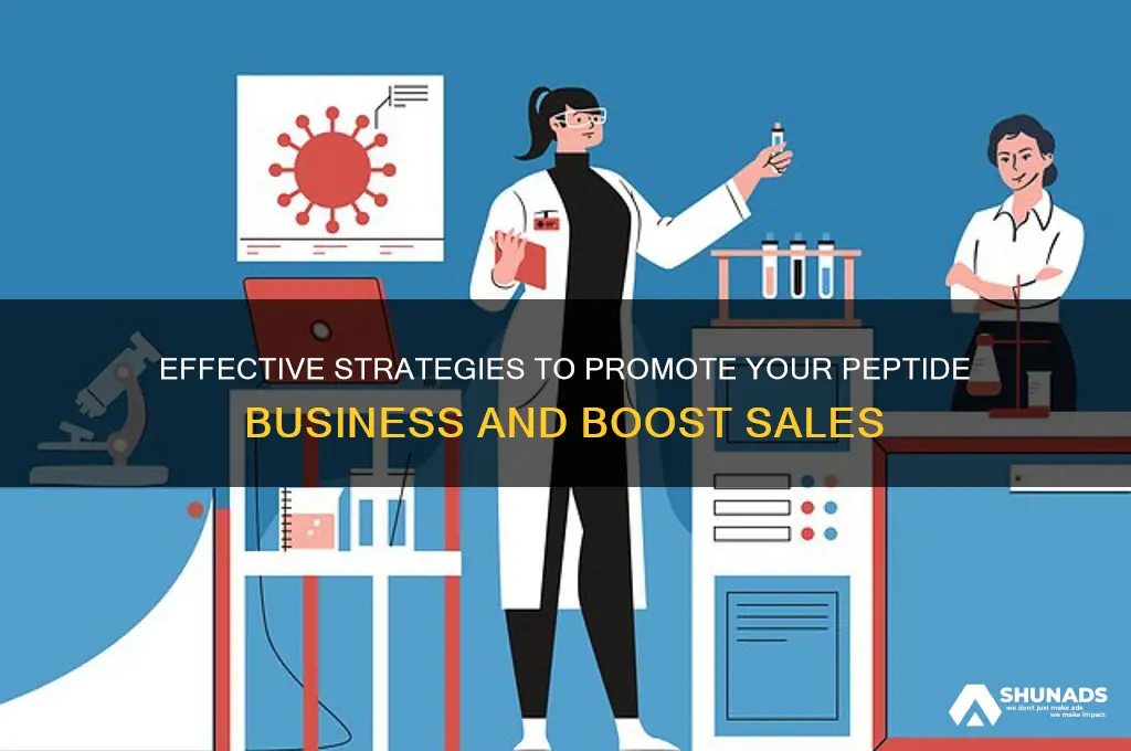 how can i advertise for my peptide business