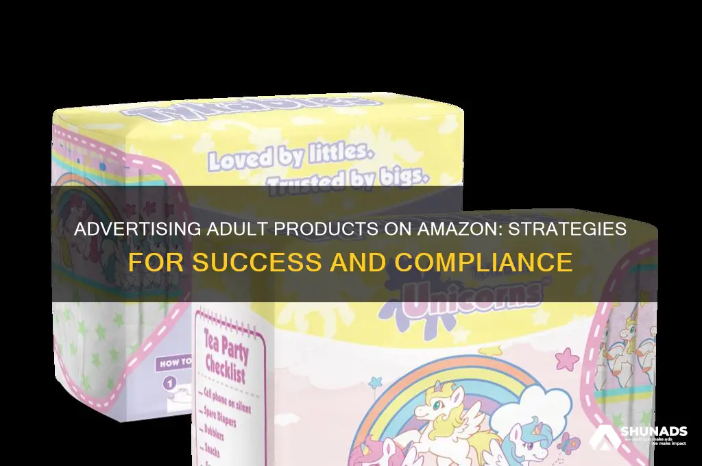 how can i advertise my adult items on amaozn