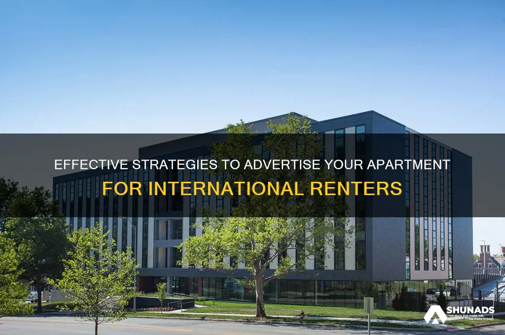 how can i advertise my apartment for rent international