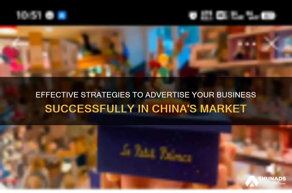 how can i advertise my business in china