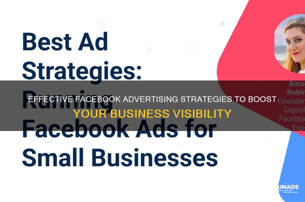 how can i advertise my business is on facebook