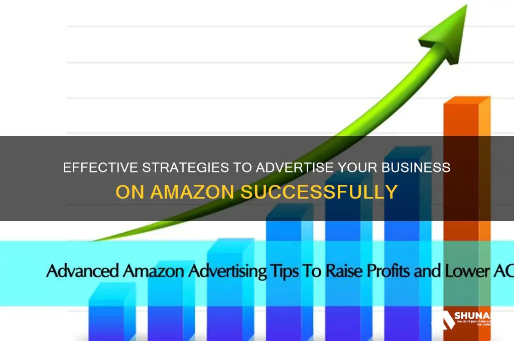 how can i advertise my business on amazon