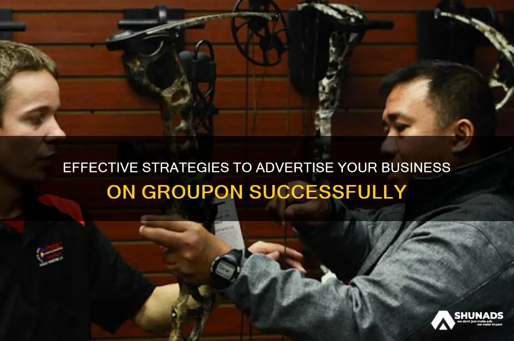 how can i advertise my business on groupon
