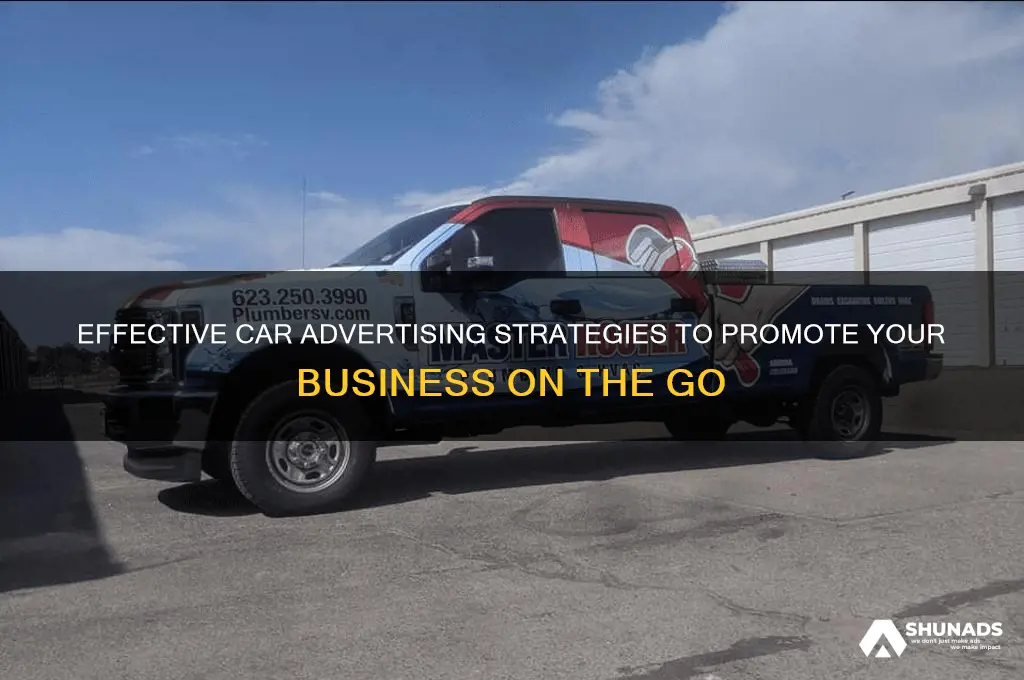 how can i advertise my business on my car