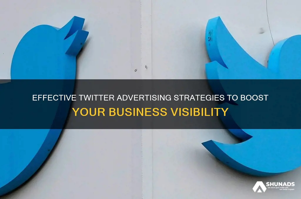 how can i advertise my business on tweeter