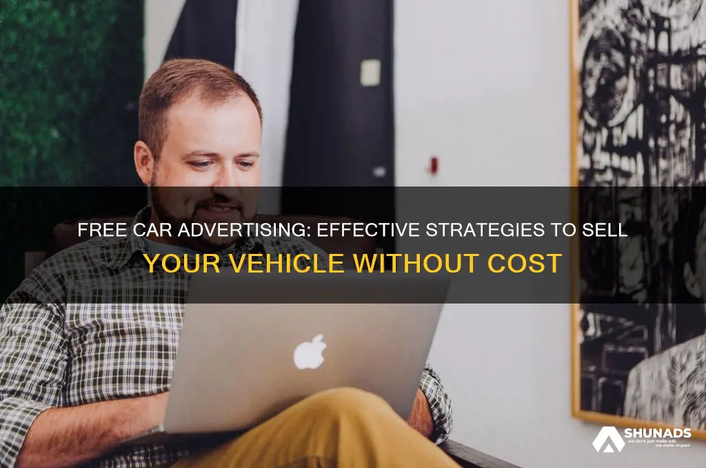 how can i advertise my car for free