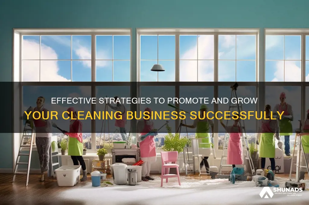 how can i advertise my cleaning business