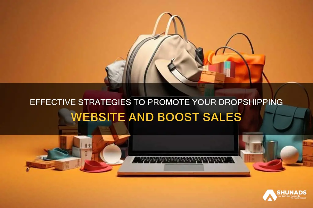 how can i advertise my dropshipping website