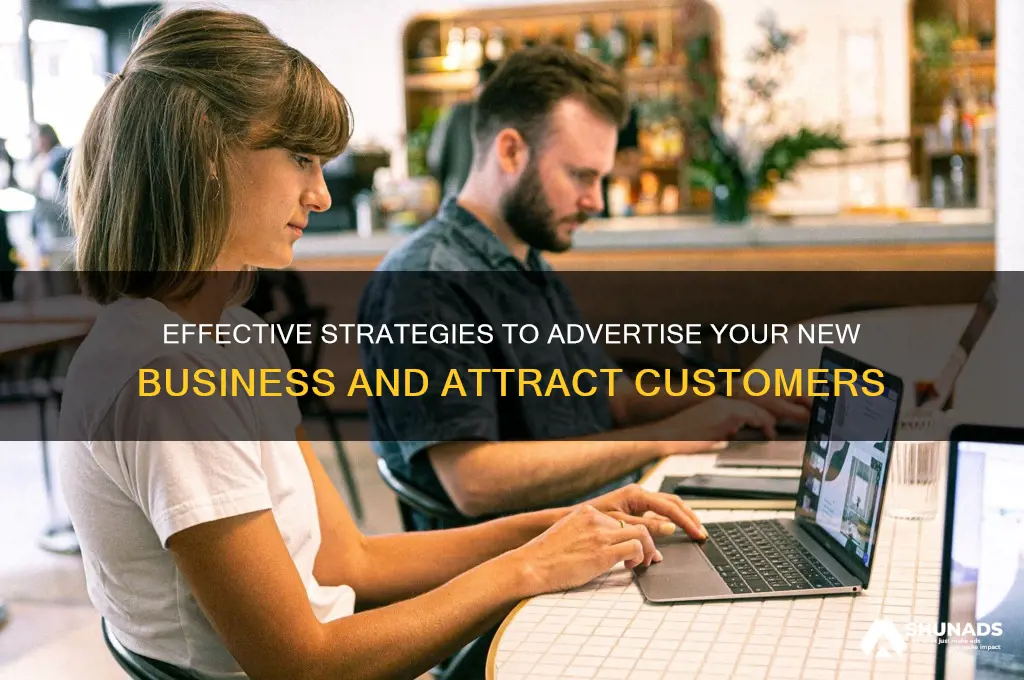 how can i advertise my new business