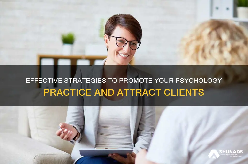 how can i advertise my phycologist services