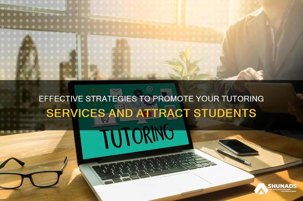 how can i advertise my tutoring services