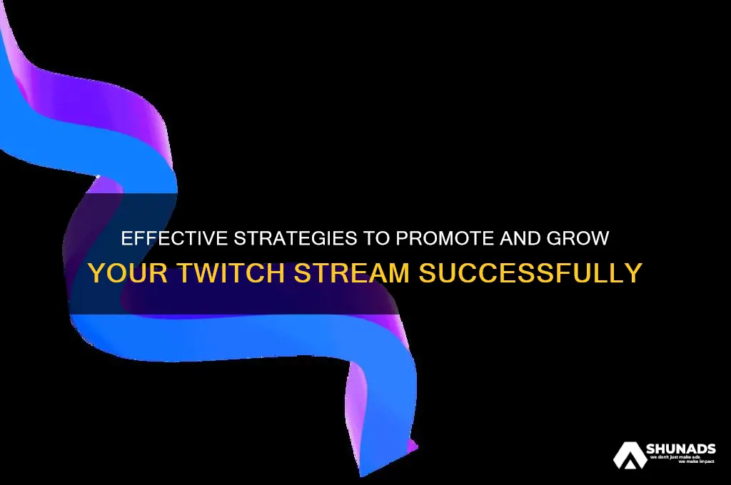 how can i advertise my twitch stream