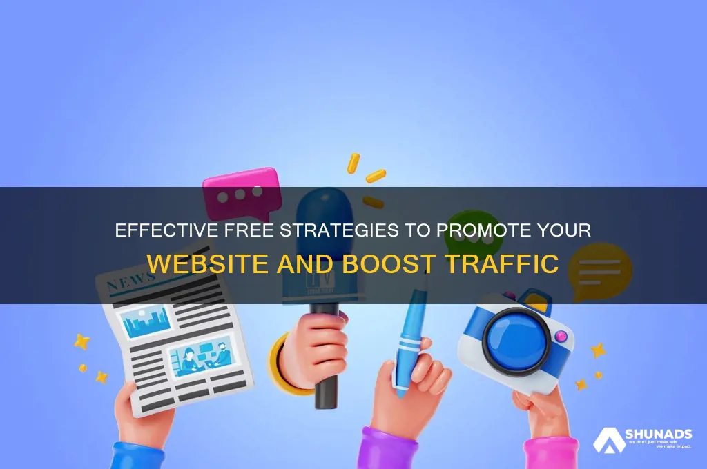 how can i advertise my website for free