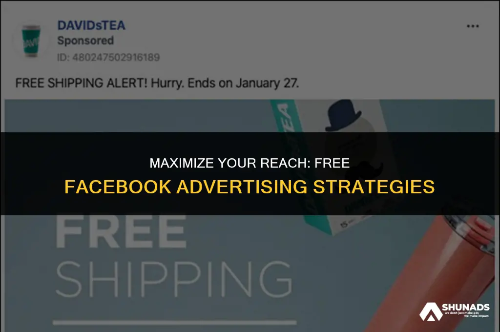 how can i advertise on facebook for free