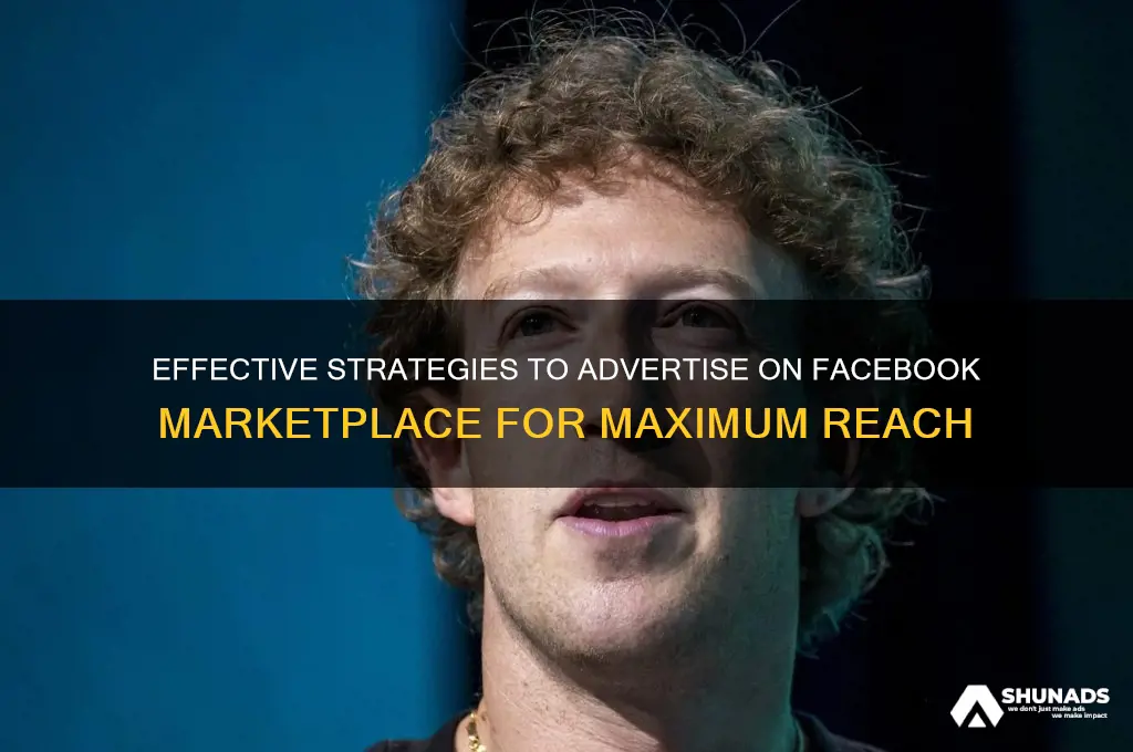 how can i advertise on facebook marketplace