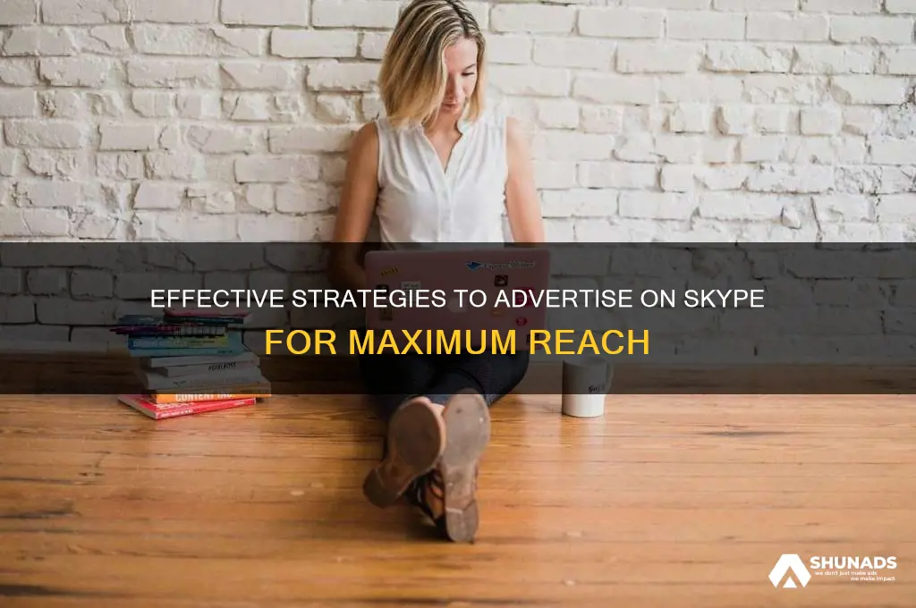 how can i advertise on skype
