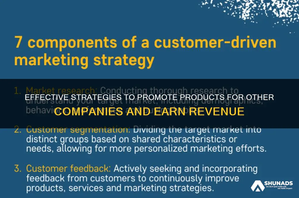 how can i advertise products for other companies