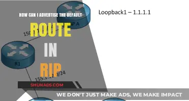 Advertising Default Routes in RIP: A Step-by-Step Guide for Networks