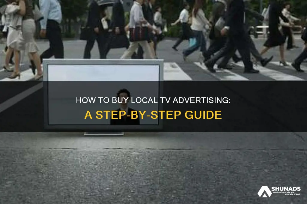 how can i buy local tv advertising