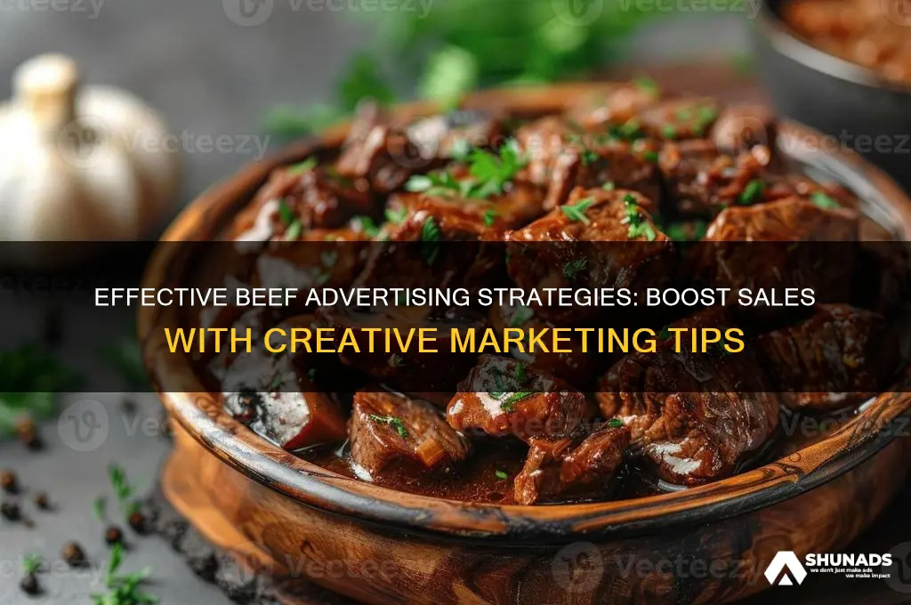 how can i do advertisment for beef