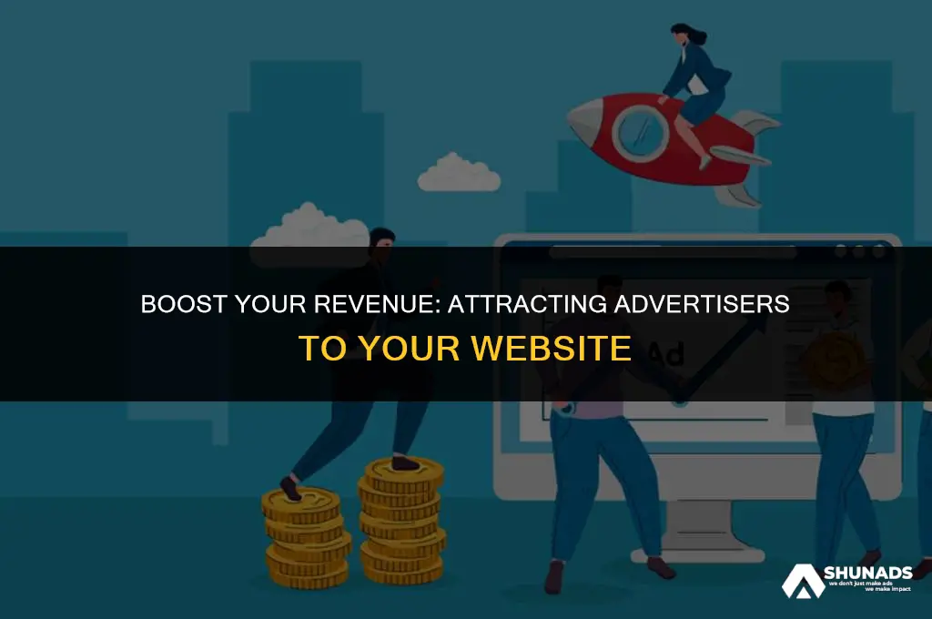 how can i get advertisers on my website